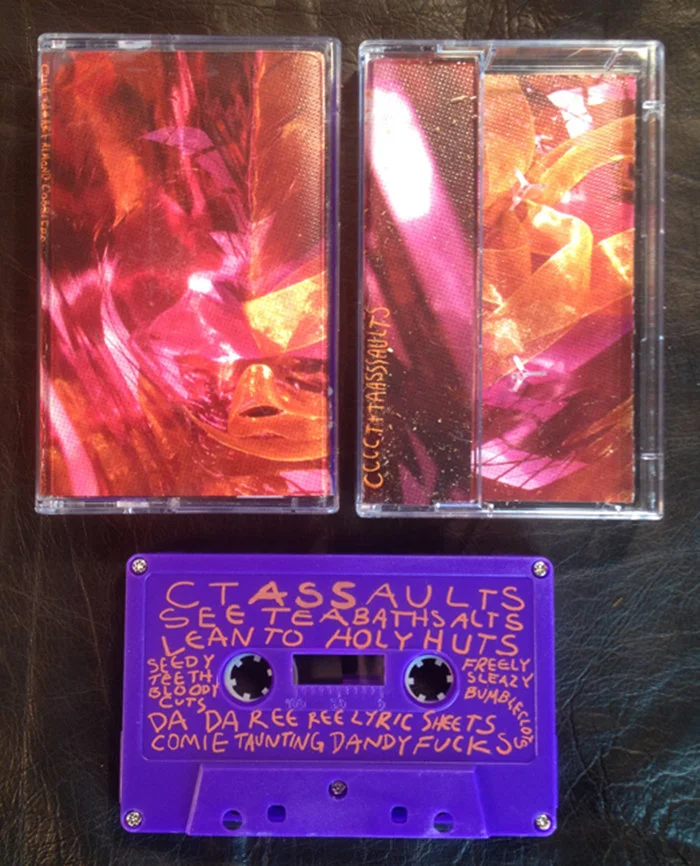 Split Cassette with PRESENT album artwork